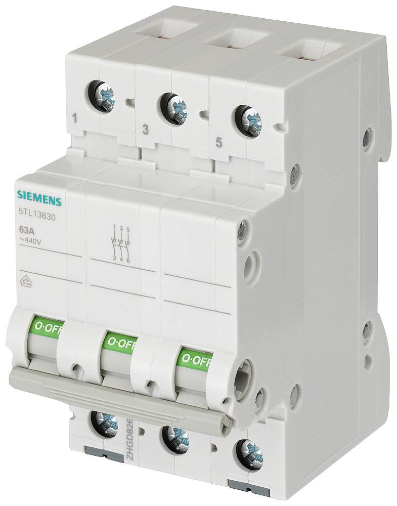 Wyłącznik szary 32 A 3 NO Siemens 5TL13320 - obrazek 1