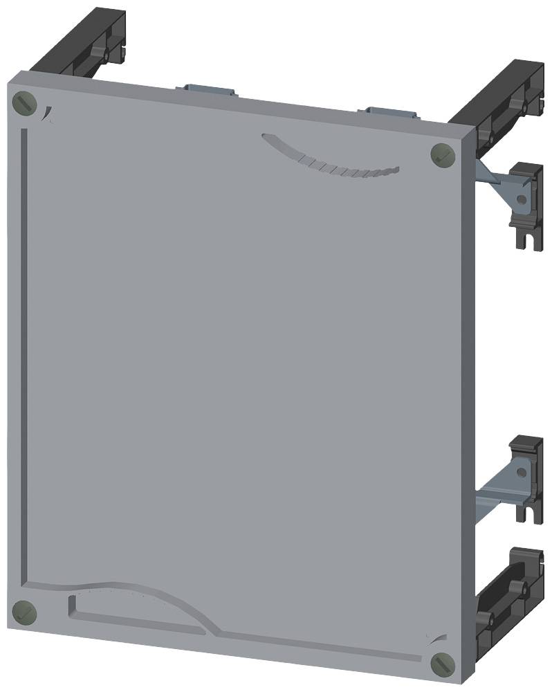 Siemens 8GK97110KK03 Uchwyt szyny DIN ALPHA 400/630, 3-biegunowy, rozstaw osi 60 mm Wspornik do szynoprzewodów 1 szt. - obrazek 1