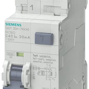 Wyłącznik różnicowoprądowy/automatyczny Siemens 5SU16547KK32 2 styki 32 A 0.3 A 230 V