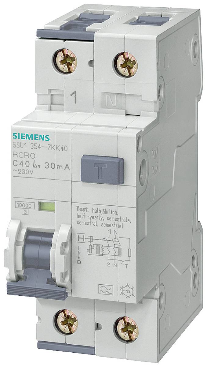 Wyłącznik różnicowoprądowy/automatyczny Siemens 5SU16547KK32 2 styki 32 A 0.3 A 230 V - obrazek 1