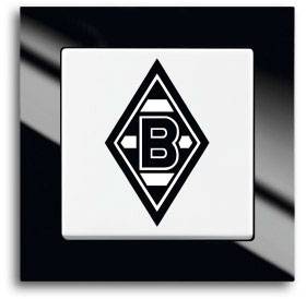 Przełącznik schodowy Płytka przycisku Busch-Jaeger Axcent 2000/6UJ/05, biały, czarny - obrazek 1
