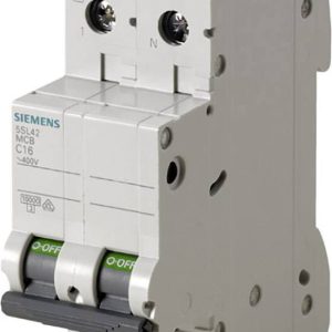 Siemens 5SL45137 Wyłącznik automatyczny C/10 kA 2 styki 13 A 230 V Siemens 5SL45137 Wyłącznik automatyczny C/10 kA 2 styki 13 A 230 V