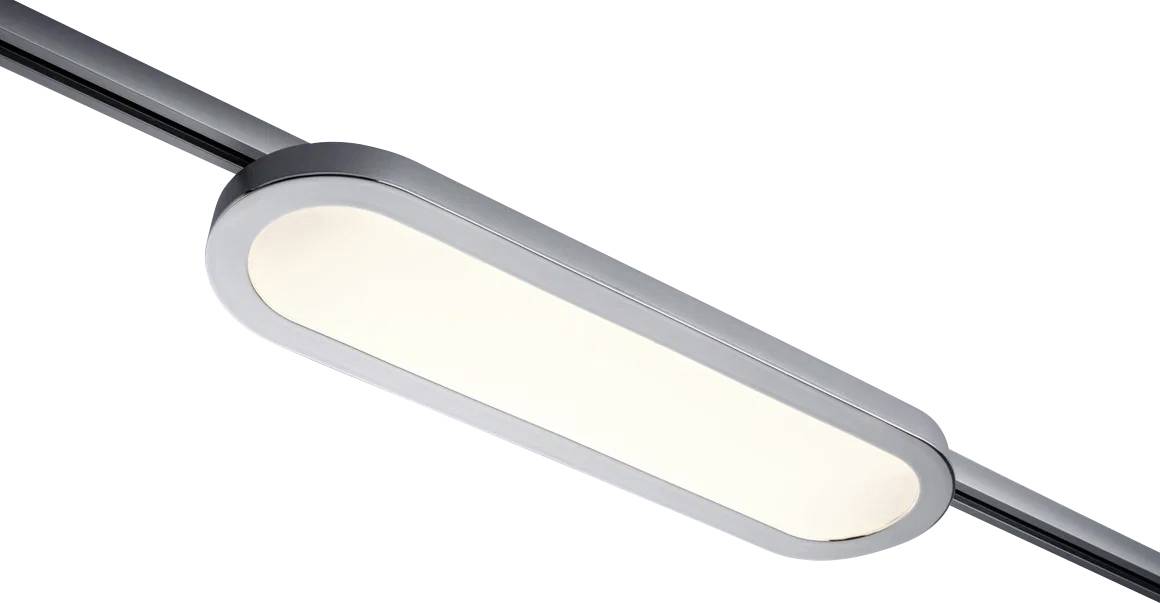 Lampa do systemu szynowego, wysokonapięciowego Paulmann Panel Loop 95319 LED wbudowany na stałe 7 W LED 812 lm chrom (ma - obrazek 1