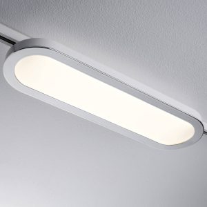 Lampa do systemu szynowego, wysokonapięciowego Paulmann Panel Loop 95320 LED wbudowany na stałe 7 W LED 812 lm biały, ch Lampa do systemu szynowego, wysokonapięciowego Paulmann Panel Loop 95320 LED wbudowany na stałe 7 W LED 812 lm biały, ch