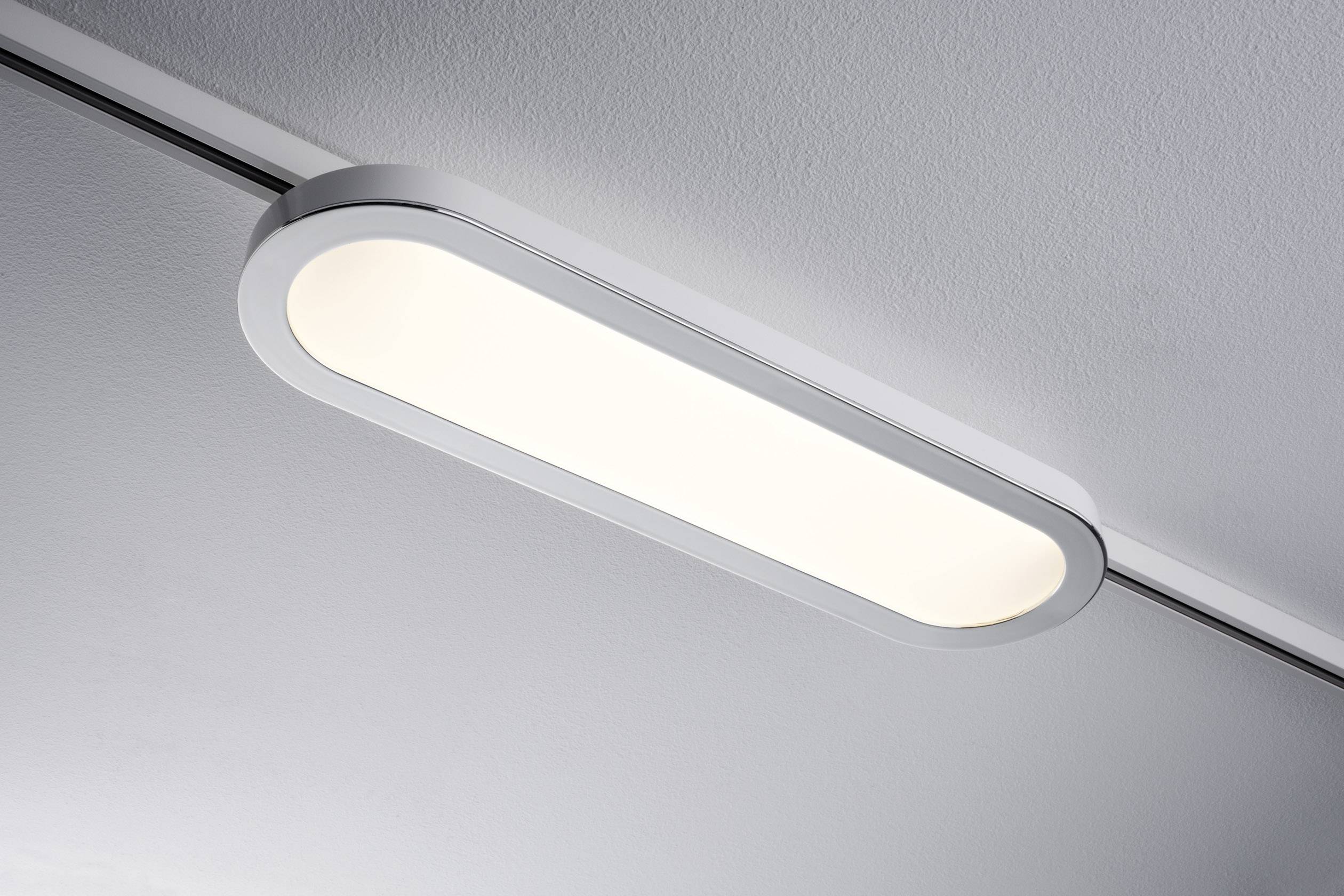 Lampa do systemu szynowego, wysokonapięciowego Paulmann Panel Loop 95320 LED wbudowany na stałe 7 W LED 812 lm biały, ch - obrazek 1