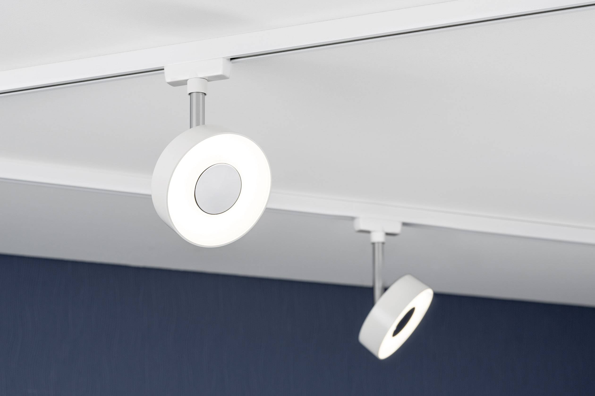 Lampa do systemu szynowego, wysokonapięciowego Paulmann Circle 95272 LED wbudowany na stałe 5 W LED 308 lm biały - obrazek 1