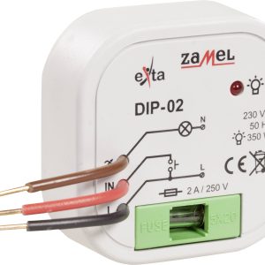 Regulator natężenia oświetlenia Zamel DIP-02 Regulator natężenia oświetlenia Zamel DIP-02