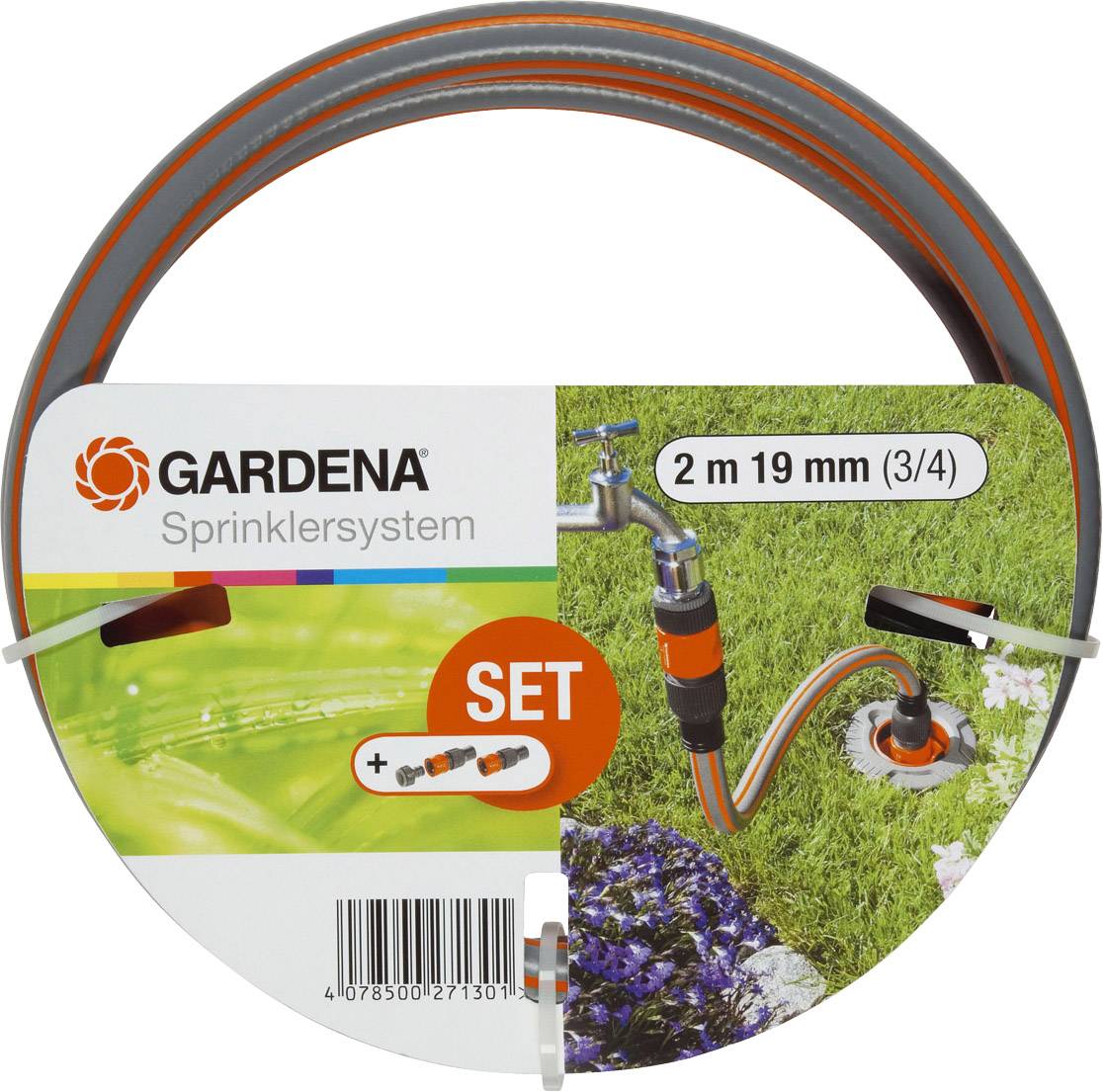 Zestaw przyłączeniowy GARDENA 02713-20 System Złączy wtykowych - obrazek 1