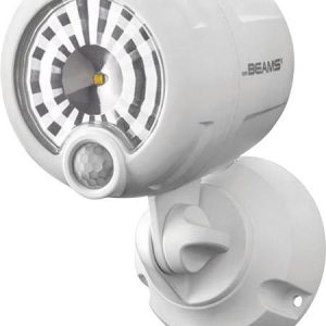 Zewnętrzna lampa punktowa LED z czujnikiem ruchu Mr. Beams MB360XT MB360XT-WHT-01-01 200 lm Zewnętrzna lampa punktowa LED z czujnikiem ruchu Mr. Beams MB360XT MB360XT-WHT-01-01 200 lm