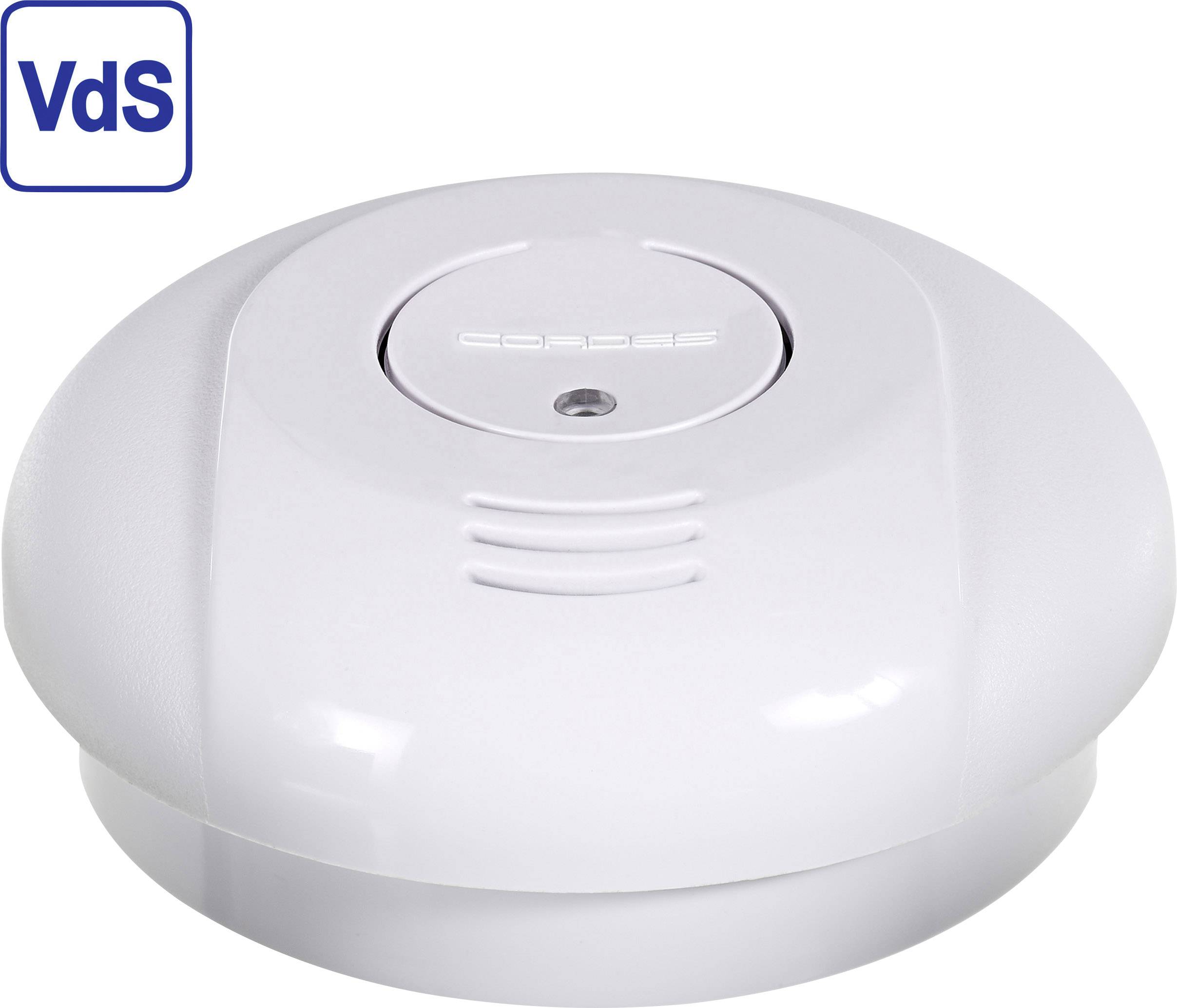 Cordes Haussicherheit CC-5/evo10 Czujnik dymu zaw. baterię na 10 lat pracy bateryjne (Ø x W) 98 mm x 35 mm - obrazek 1