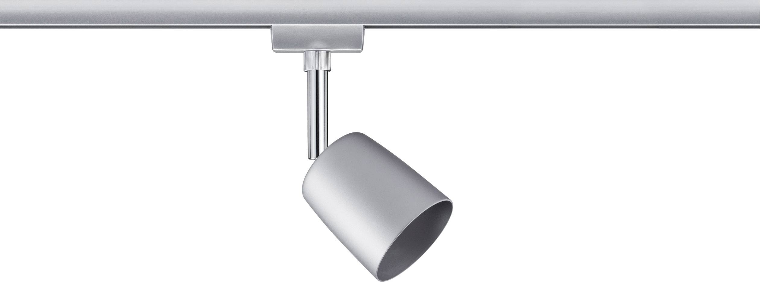 Lampa do systemu szynowego, wysokonapięciowego Paulmann Cover 95335 GU10 10 W LED chrom (matowy), chrom - obrazek 1