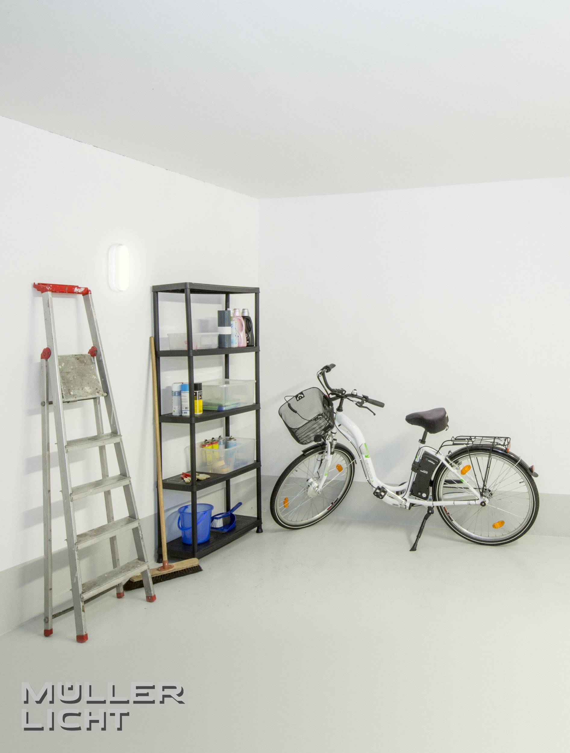 StarLicht Bulkhead Lampa LED do wilgotnych pomieszczeń LED LED wbudowany na stałe 8 W biały biały - obrazek 1