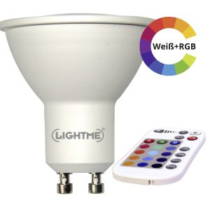 Żarówka LED LightMe LM85190-2 GU10 4.5 W = 28 W 300 lm RGBW 1 szt.