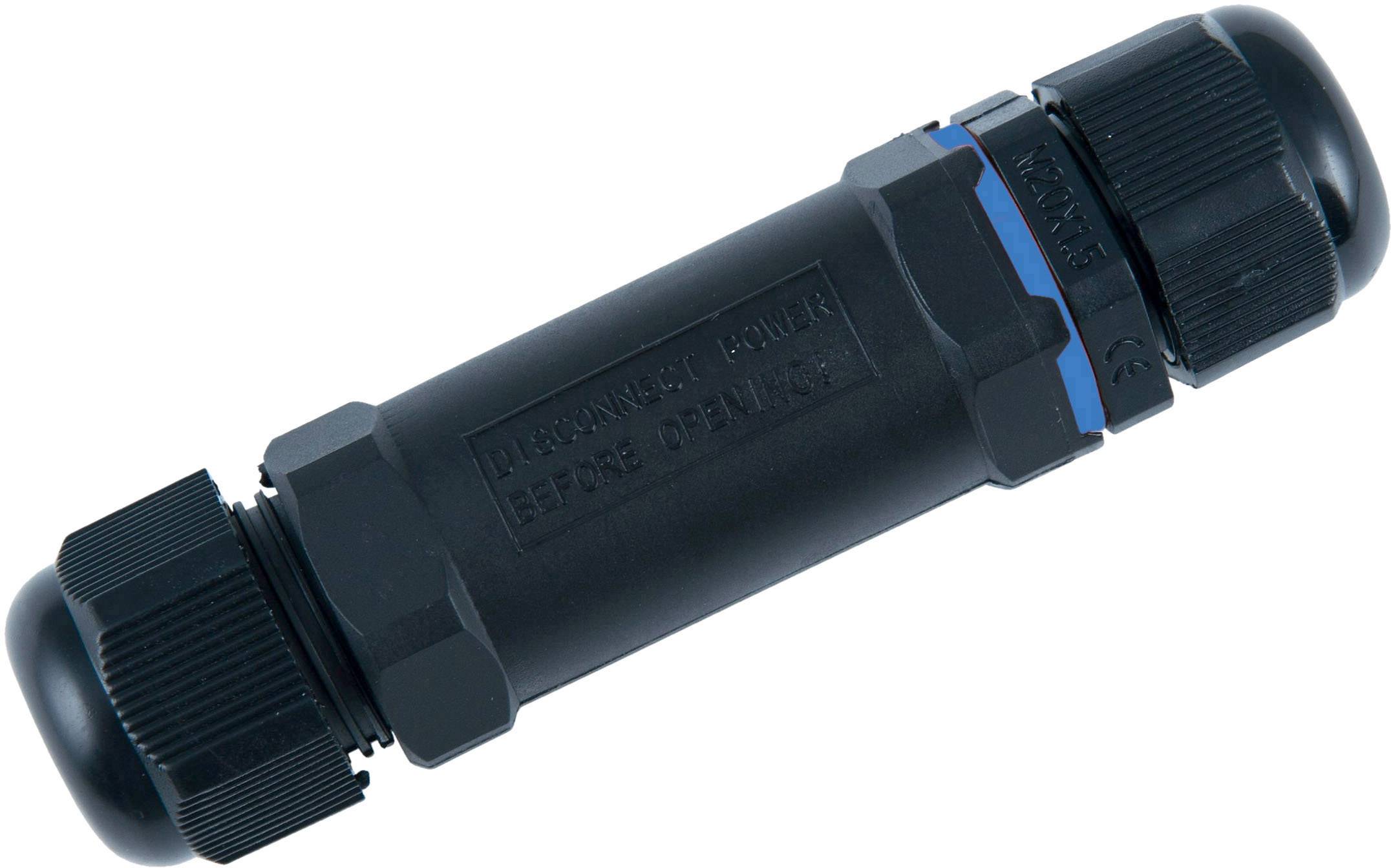 Heitronic 45608 Splot kablowy z zaciskami śrubowymi (D x S x W) 100 x 23.5 x 26 mm 1 szt. - obrazek 1