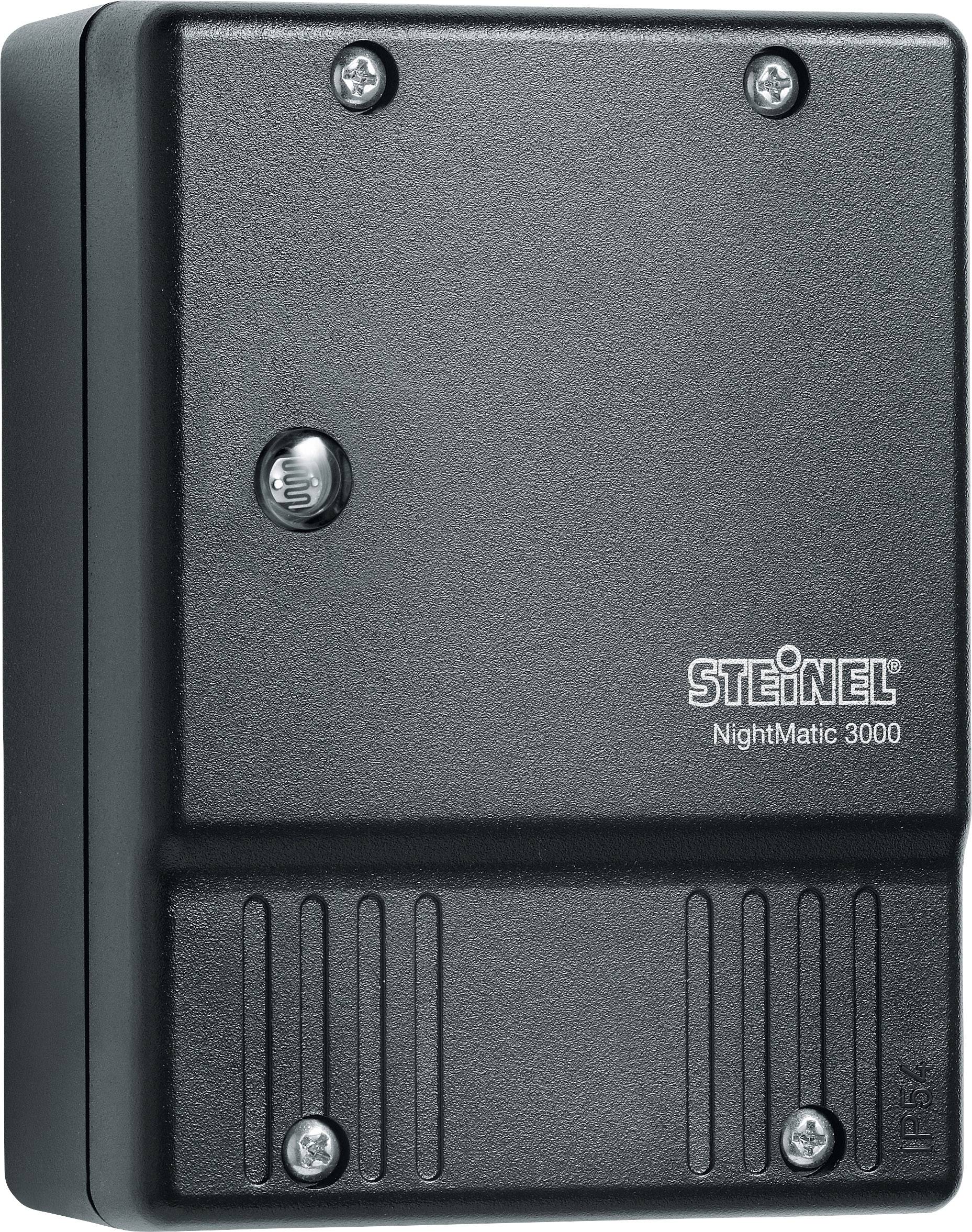 Przełącznik zmierzchowy Steinel NIGHTMATIC 3000 schwarz/black 550516, 1000 W, 230 V, 1 NO - obrazek 1