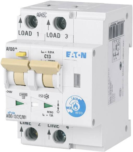 Eaton 187187 Przełącznik ochrony przeciwpożarowej 2 styki 13 A 0.03 A 230 V/AC 1 szt. - obrazek 1