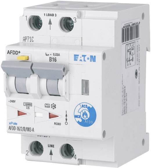 Eaton 187202 Przełącznik ochrony przeciwpożarowej 2 styki 16 A 0.01 A 230 V/AC 1 szt. - obrazek 1