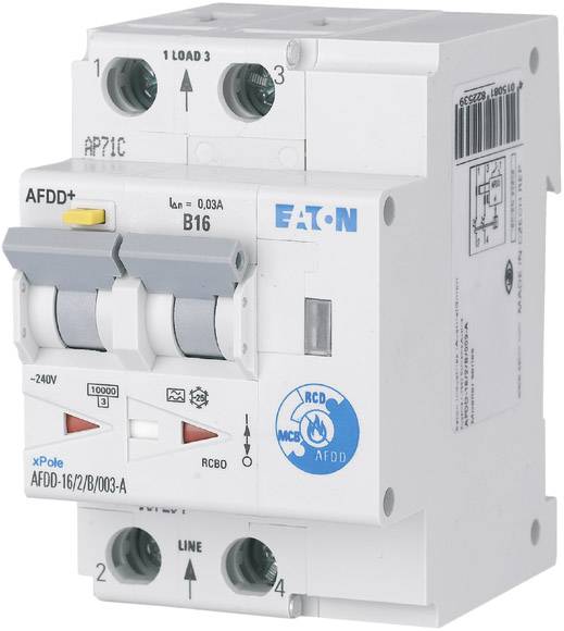 Eaton 187208 Przełącznik ochrony przeciwpożarowej 2 styki 16 A 0.01 A 230 V/AC 1 szt. - obrazek 1