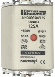 Mersen 1B765.000000 Bezpiecznik NH Rozmiar bezpiecznika = 00 125 A 500 V 1 szt.