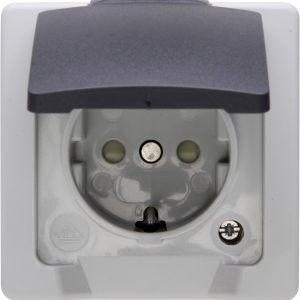 Kopp 107856005 Osprzęt elektroinstalacyjny do pomieszczeń wilgotnych Gniazdo sieciowe z klapką Nautic szary 1 szt. Kopp 107856005 Osprzęt elektroinstalacyjny do pomieszczeń wilgotnych Gniazdo sieciowe z klapką Nautic szary 1 szt.