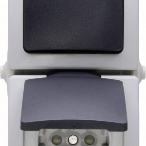 Kopp 138556008 Osprzęt elektroinstalacyjny do pomieszczeń wilgotnych Wyłącznik, Przełącznik schodowy, Gniazdo sieciowe z Kopp 138556008 Osprzęt elektroinstalacyjny do pomieszczeń wilgotnych Wyłącznik, Przełącznik schodowy, Gniazdo sieciowe z
