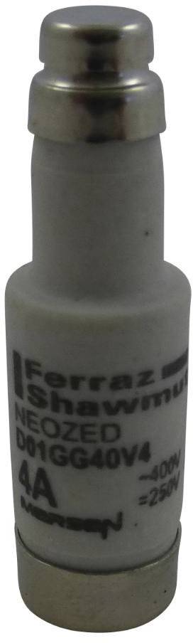 Siemens 01700.004000 Bezpiecznik Neozed Rozmiar bezpiecznika = D01 4 A 400 V - obrazek 1