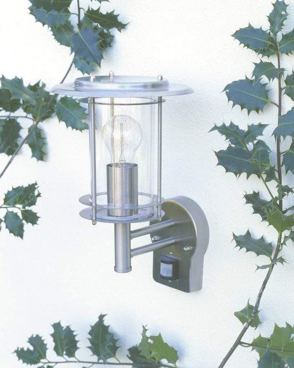 Zewnętrzna lampa ścienna z czujnikiem ruchu Brilliant York 44797/82 60 W IP23