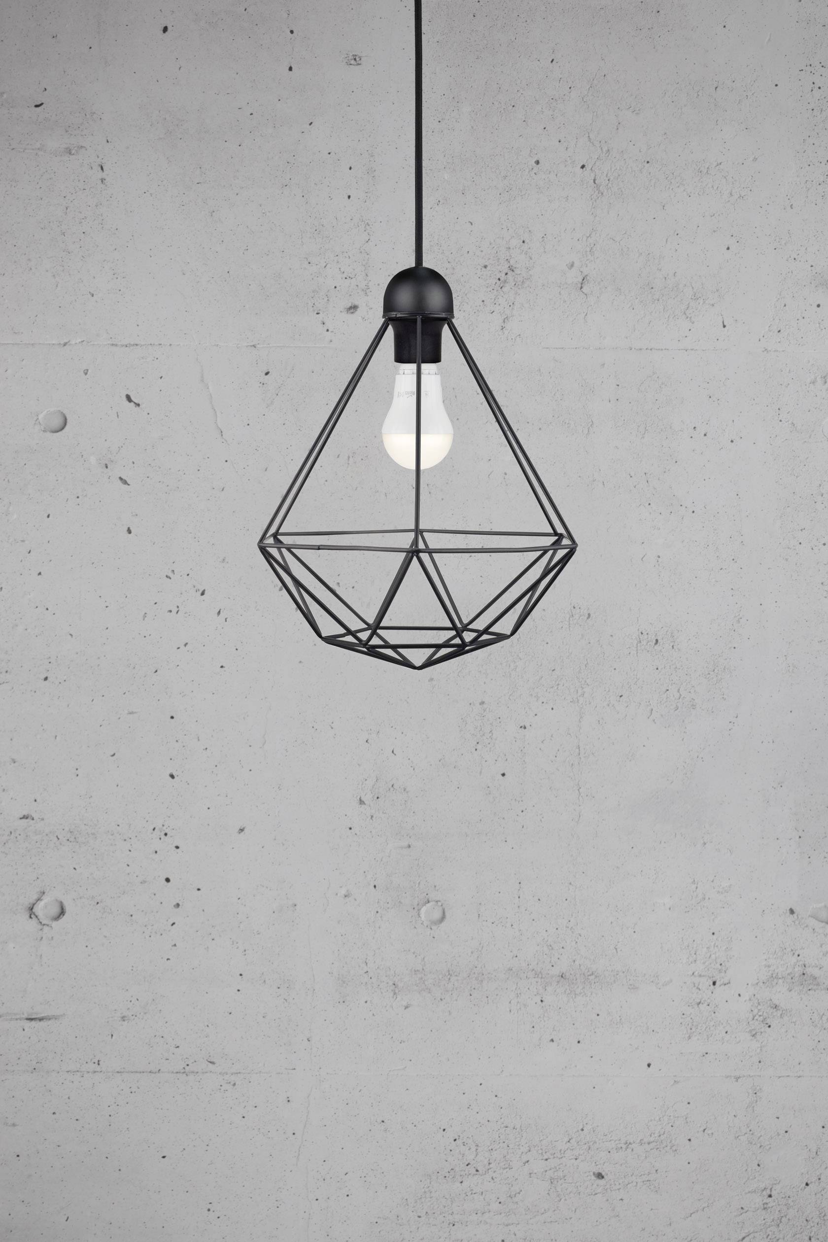 Lampa sufitowa, podwieszana Nordlux Tees 84863003 E-27 60 W czarny - obrazek 1