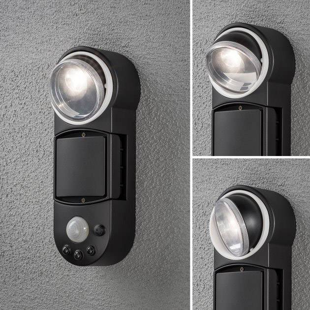 Konstsmide Prato 7696-750 Zewnętrzna lampa punktowa LED z czujnikiem ruchu 1 W Kolor LED: ciepła biel - obrazek 1