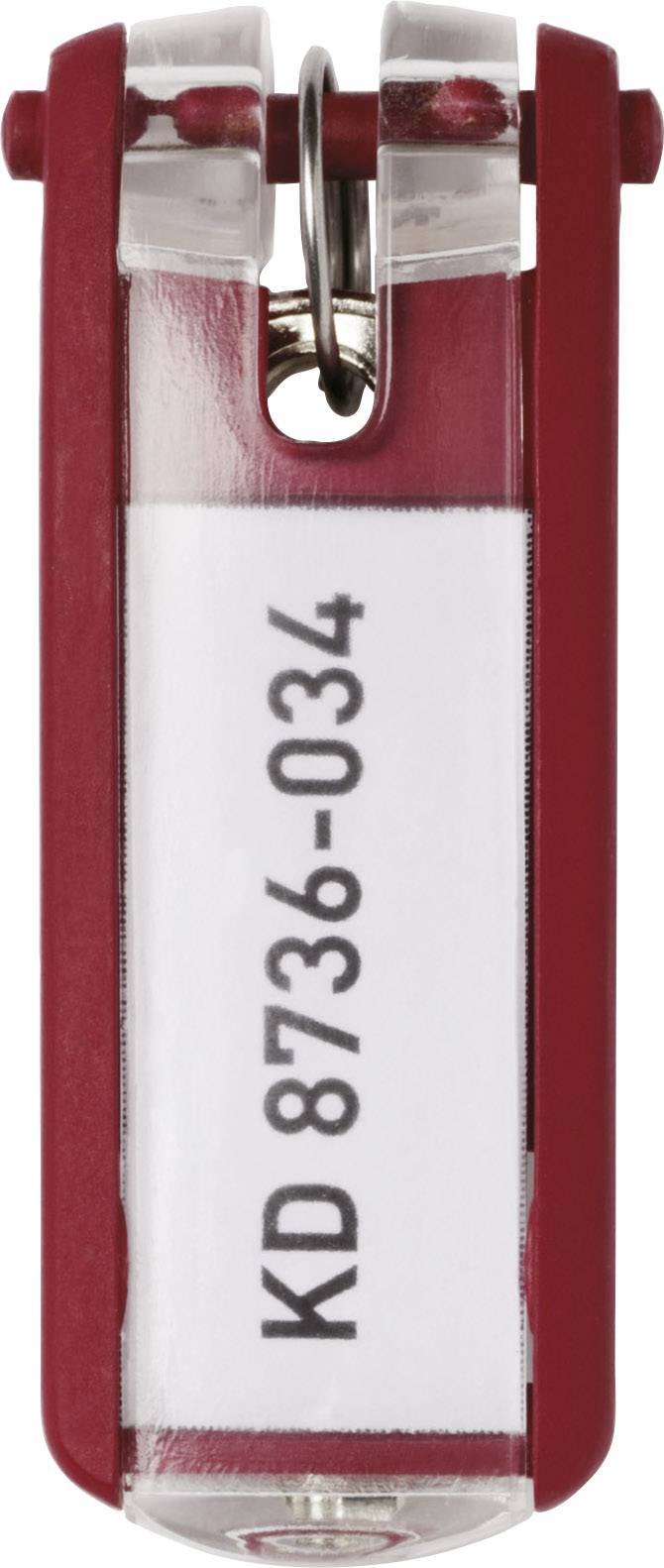 Durable Brelok na klucze 195703 Key Clip - 1957 czerwony 6 szt. - obrazek 1