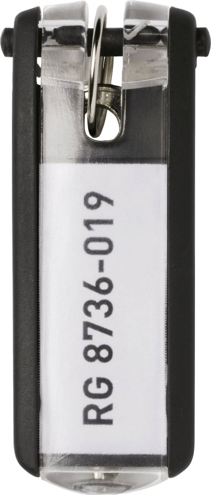 Durable Brelok na klucze 195701 Key Clip - 1957 czarny 6 szt. - obrazek 1