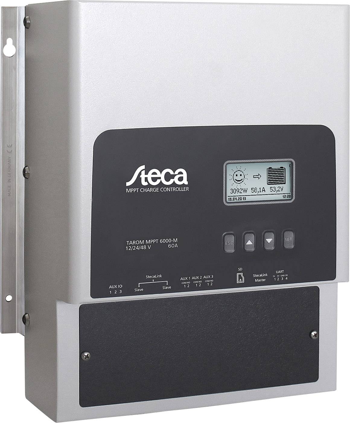 Solarny regulator ładowania Steca Tarom MPPT 6000-M MPPT 12 V, 24 V, 36 V, 48 V, 60 V 60 A - obrazek 1