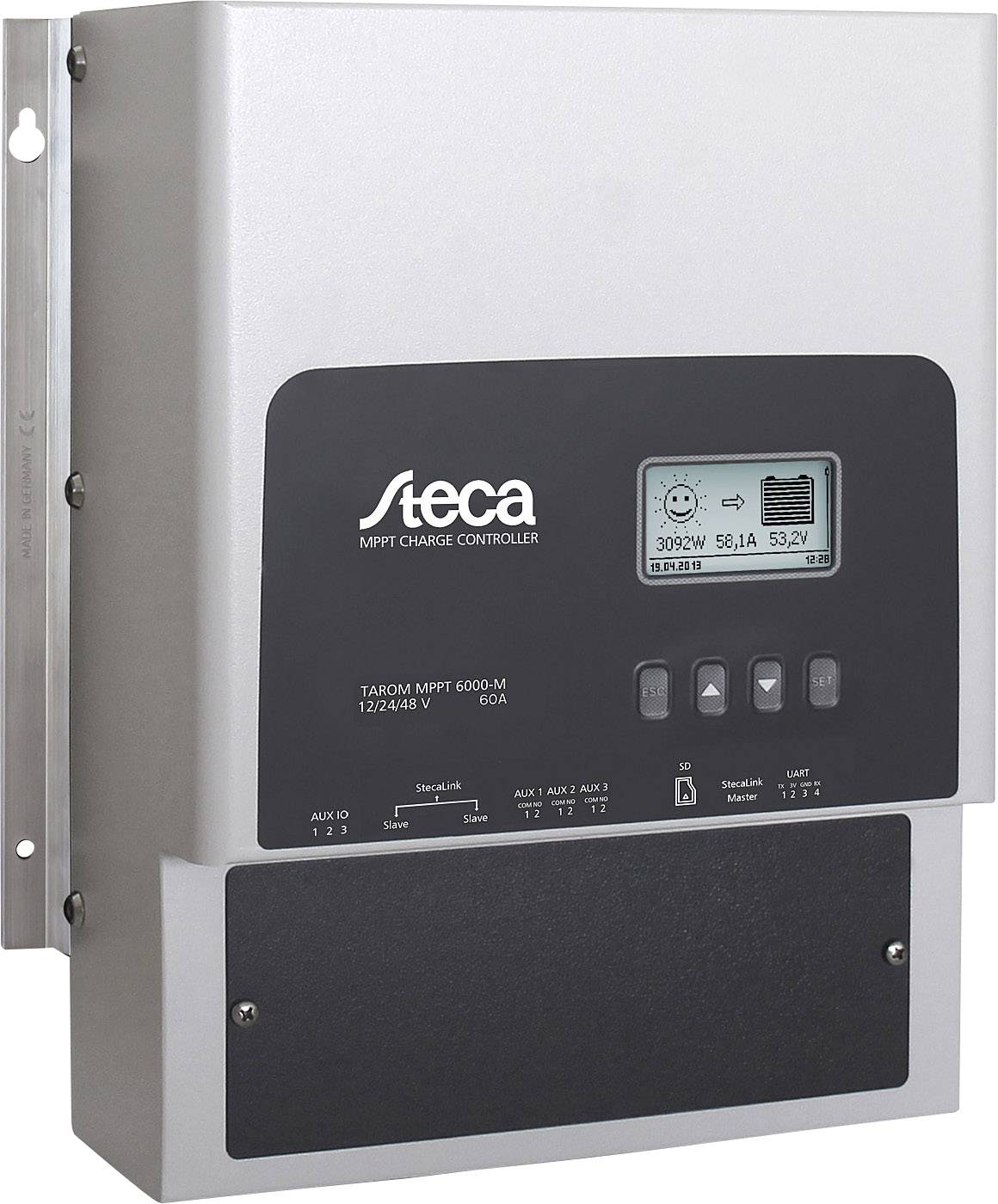 Solarny regulator ładowania Steca Tarom MPPT 6000-S MPPT 12 V, 24 V, 36 V, 48 V, 60 V 60 A - obrazek 1