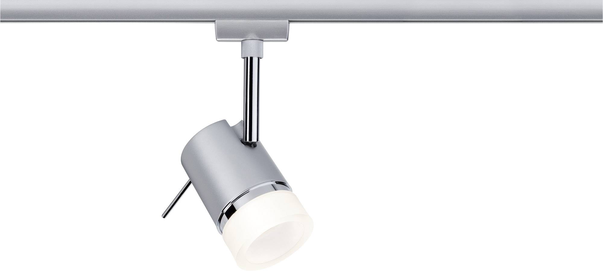 Lampa do systemu szynowego, wysokonapięciowego Paulmann Pipe 97612 GU10 10 W LED chrom (matowy), chrom - obrazek 1