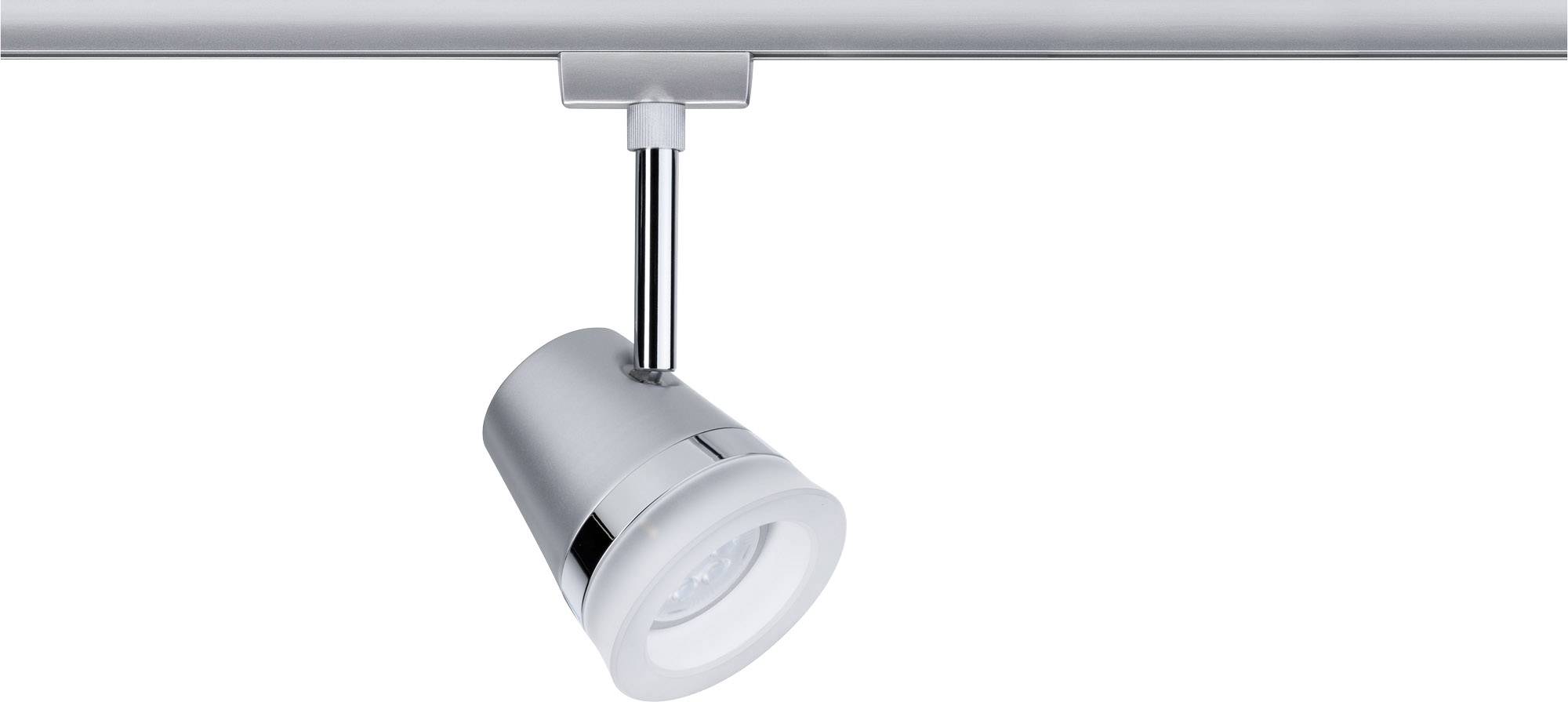 Lampa do systemu szynowego, wysokonapięciowego Paulmann Cone 97613 GU10 10 W LED chrom (matowy), chrom - obrazek 1