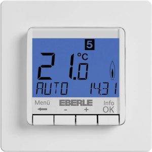Termostat pokojowy Eberle FIT-3R 527 8103 55 100, Zakres regulacji temperatury: 5 do 30 °C Termostat pokojowy Eberle FIT-3R 527 8103 55 100, Zakres regulacji temperatury: 5 do 30 °C