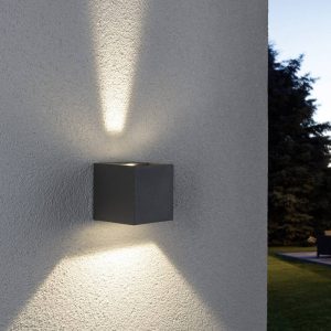 Zewnętrzna lampa ścienna Paulmann Cybo 18000 6 W IP65 Zewnętrzna lampa ścienna Paulmann Cybo 18000 6 W IP65