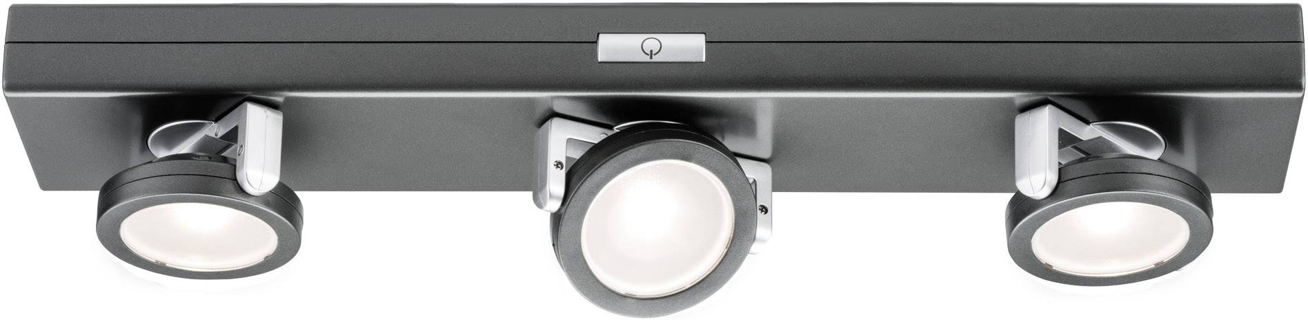 Oświetlenie LED szafki Paulmann Rotate 70636 LED LED wbudowany na stałe antracytowy, chrom (matowy) 18 lm - obrazek 1