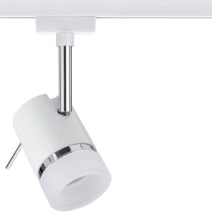 Lampa do systemu szynowego, wysokonapięciowego Paulmann Pipe 95363 GU10 10 W LED biały, chrom Lampa do systemu szynowego, wysokonapięciowego Paulmann Pipe 95363 GU10 10 W LED biały, chrom