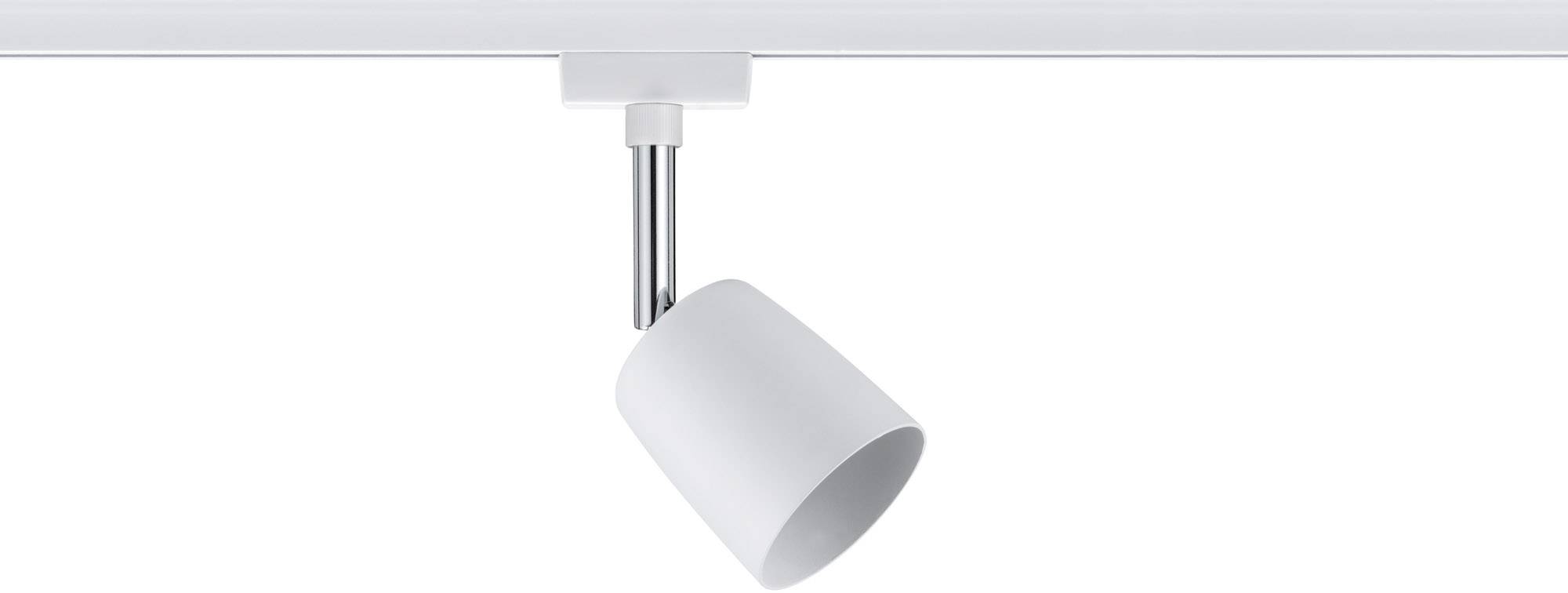 Lampa do systemu szynowego, wysokonapięciowego Paulmann Cover 95336 GU10 10 W LED biały, chrom - obrazek 1