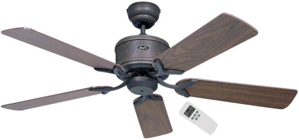 CasaFan Eco Elements Wentylator sufitowy 23 W (Ø x W) 132 cm x 285 mm brązowy antyczny pilot zdalnego sterowania