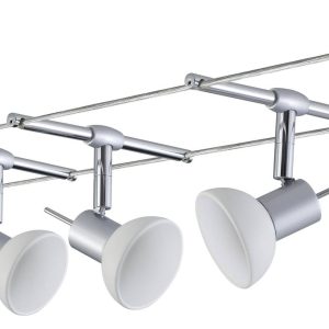 Podstawowy system kablowy Paulmann Sheela 94136 GU5.3 chrom (matowy), opal