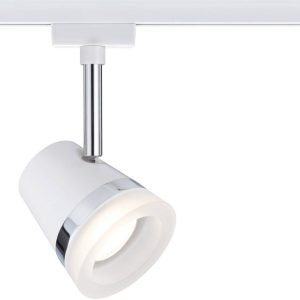 Lampa do systemu szynowego, wysokonapięciowego Paulmann Cone 95362 GU10 10 W LED biały, chrom Lampa do systemu szynowego, wysokonapięciowego Paulmann Cone 95362 GU10 10 W LED biały, chrom