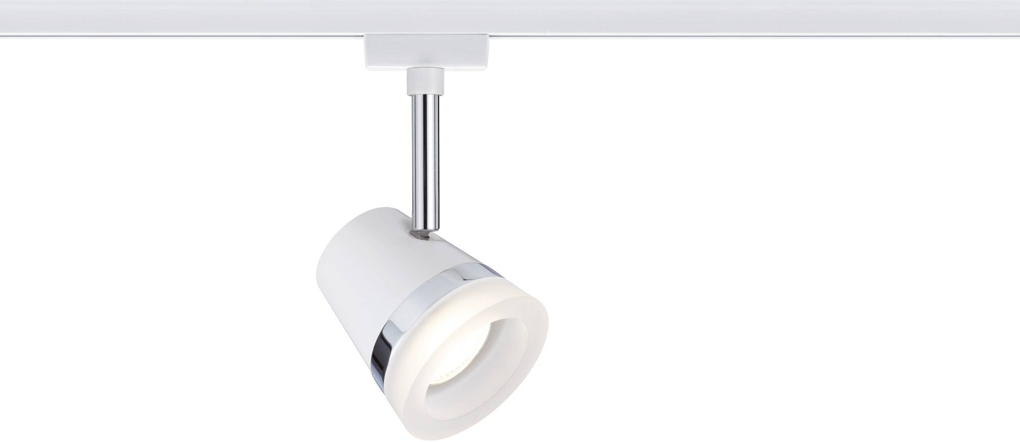 Lampa do systemu szynowego, wysokonapięciowego Paulmann Cone 95362 GU10 10 W LED biały, chrom - obrazek 1