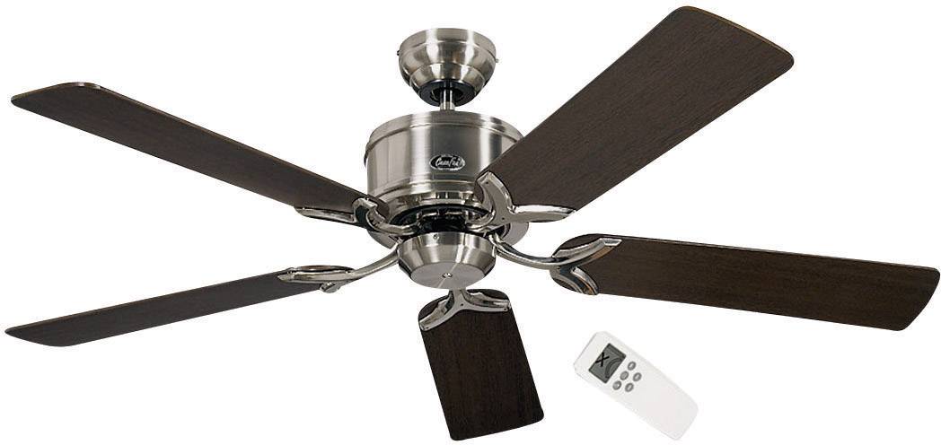 CasaFan Eco Elements Wentylator sufitowy 23 W (Ø x W) 132 cm x 285 mm chrom (szczotkowany) pilot zdalnego sterowania - obrazek 1