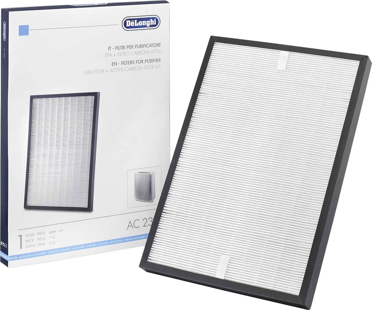 DeLonghi 5513710021 AC230 Filtr EPA / z węglem aktywnym czarny - obrazek 1