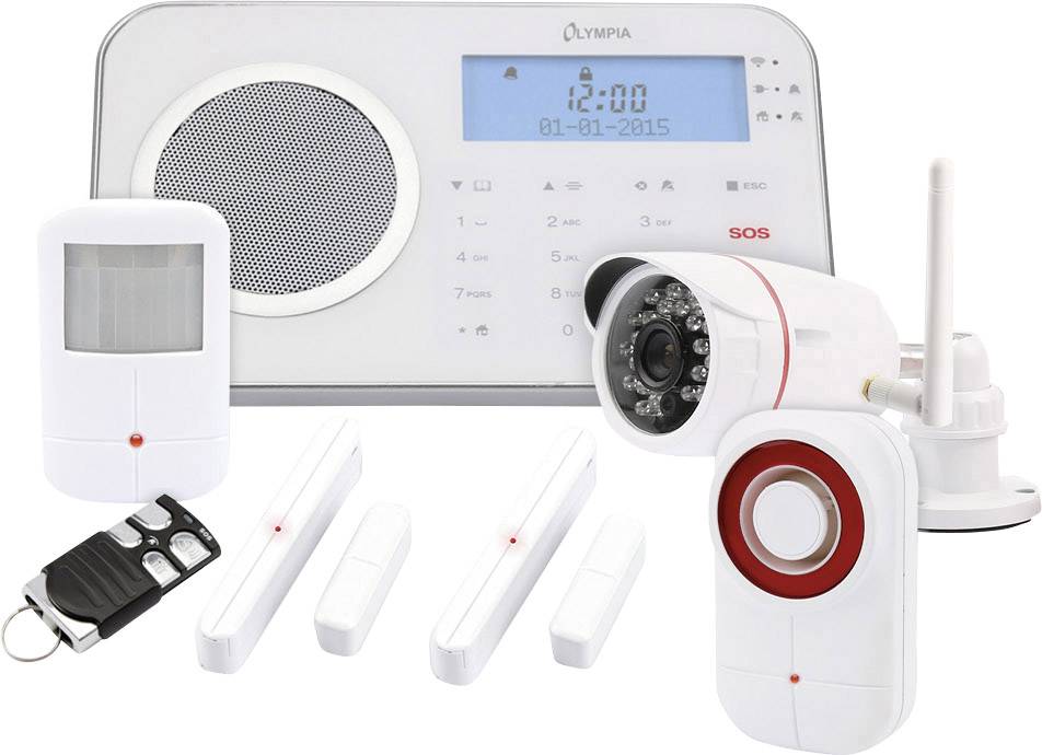 Bezprzewodowy system alarmowy - zestaw Olympia Prohome 8791 6007, 1 szt. - obrazek 1