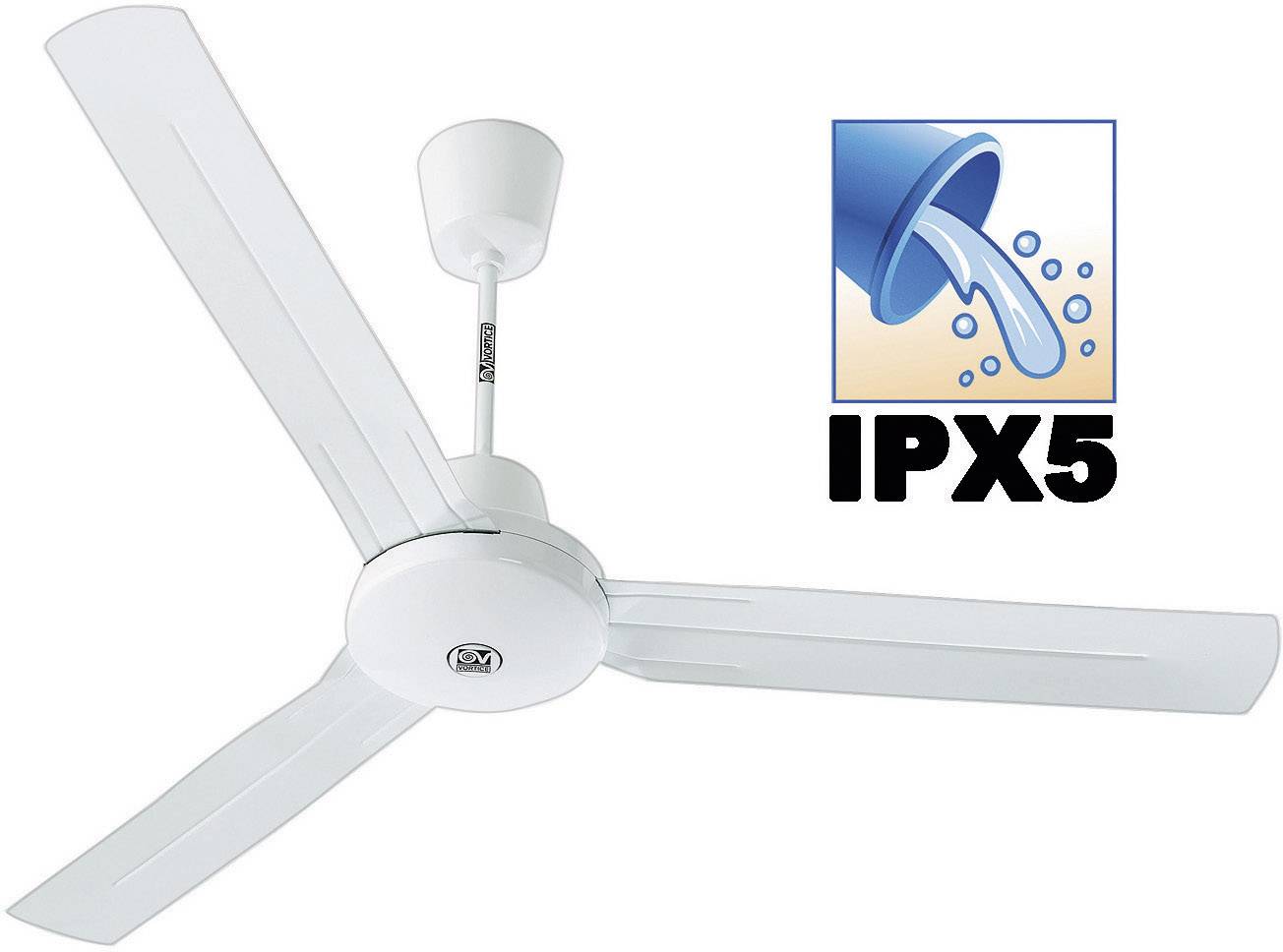 Vortice Tropical Wentylator sufitowy 70 W (Ø x W) 142 cm x 325 mm biały tryb zimowy - obrazek 1