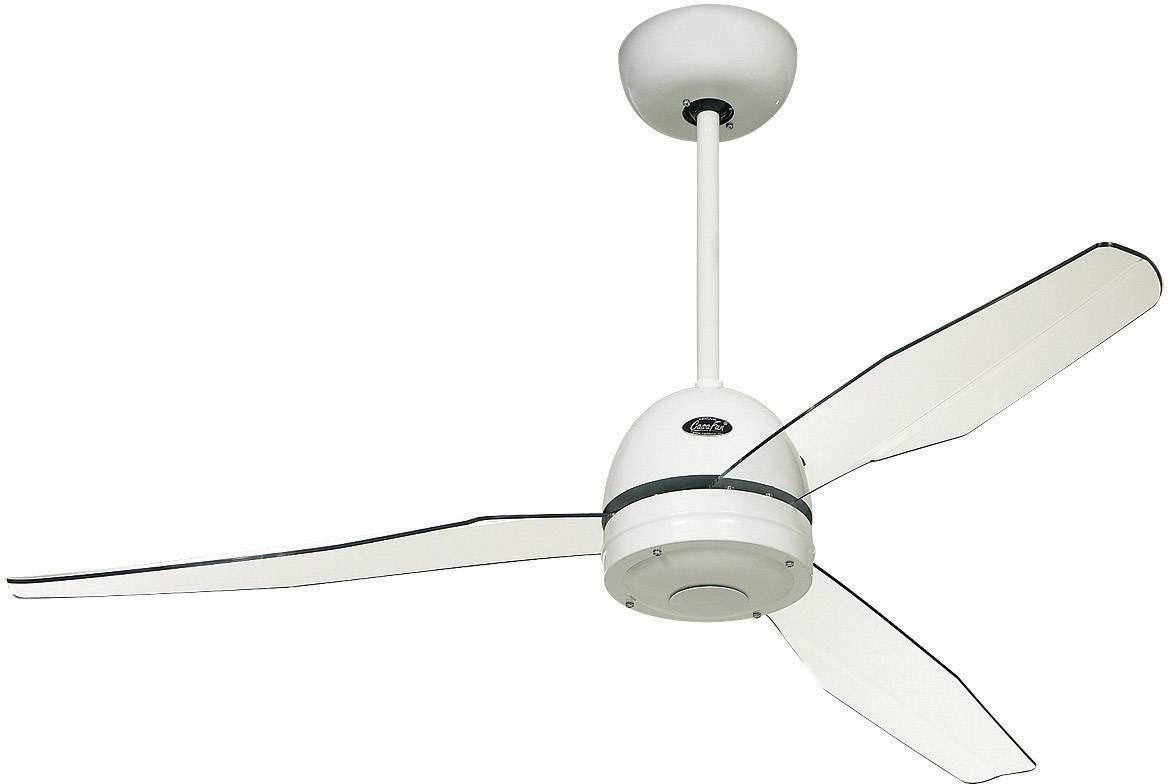 CasaFan Libelle Wentylator sufitowy 82 W (Ø x W) 132 cm x 320 mm biały pilot zdalnego sterowania - obrazek 1