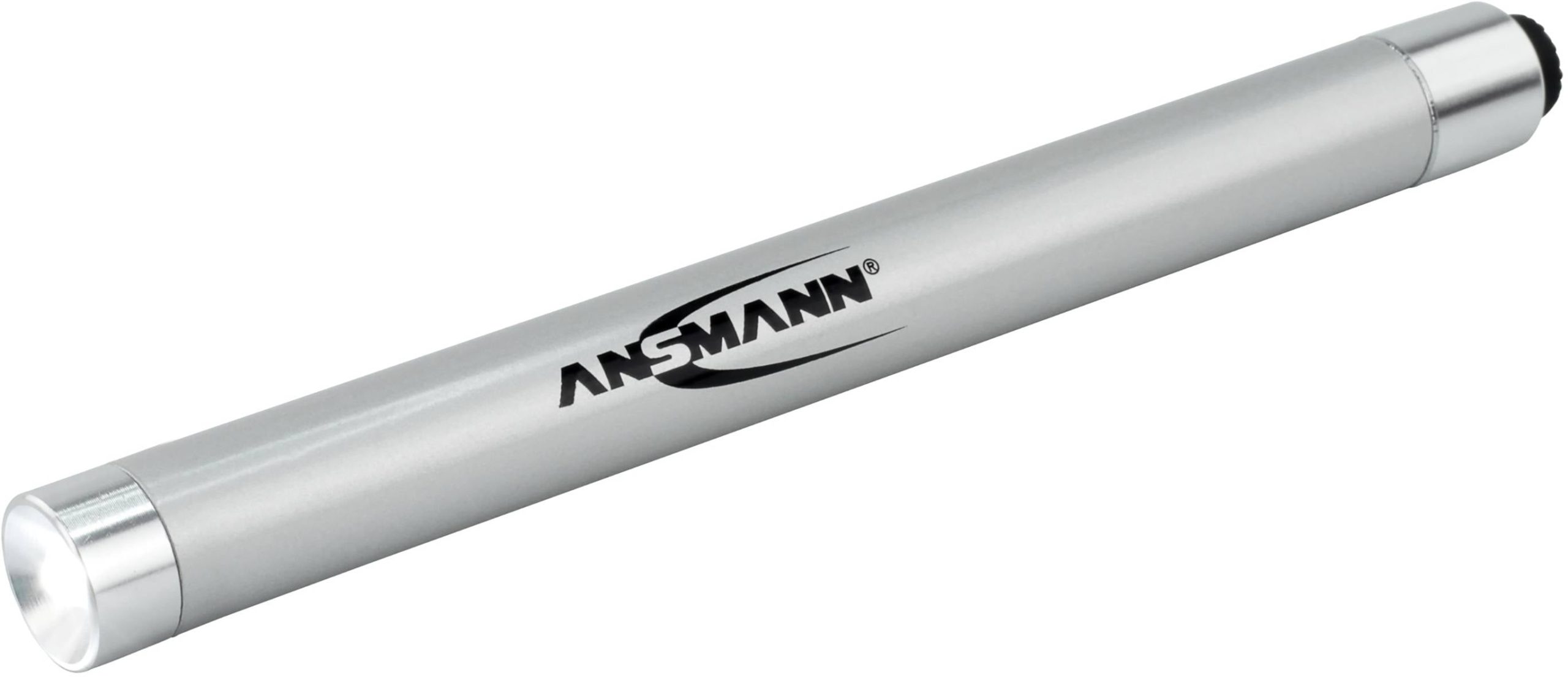 Latarka penlight Ansmann 1600-0169 X15 LED 13.38 cm srebrny - obrazek 1